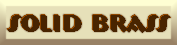 solid brass